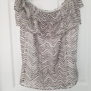 WHBM Zebra top